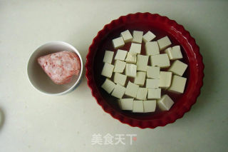 Tofu with Tomato Minced Meat recipe