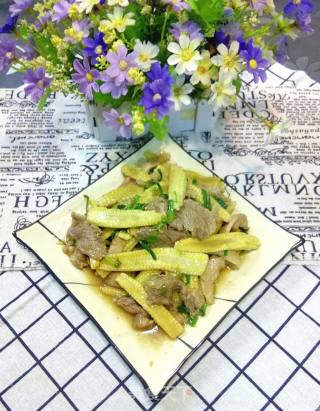 Stir-fried Pork with Baby Corn recipe