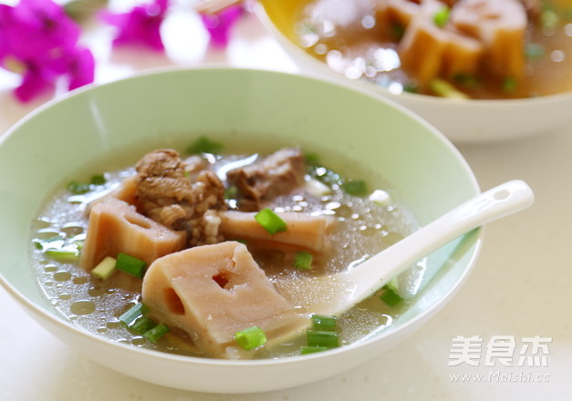 Lotus Root Tongue Soup recipe