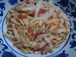 Stir-fried Lotus Root with Tomatoes recipe