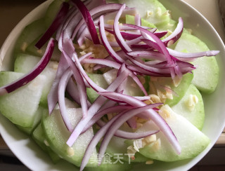 Steamed Winter Melon with Scallop Meatloaf recipe