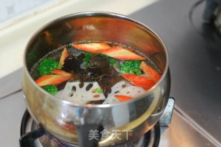 [new Year Dishes Sharing 1]·lotus Pond Suying——[seasonal Vegetables Soaked in Abalone Sauce] recipe