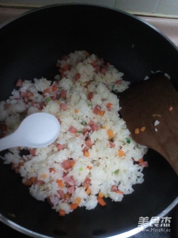 Elbow Sausage Fried Rice recipe