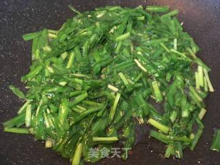 Stir-fried Lettuce with Leek recipe