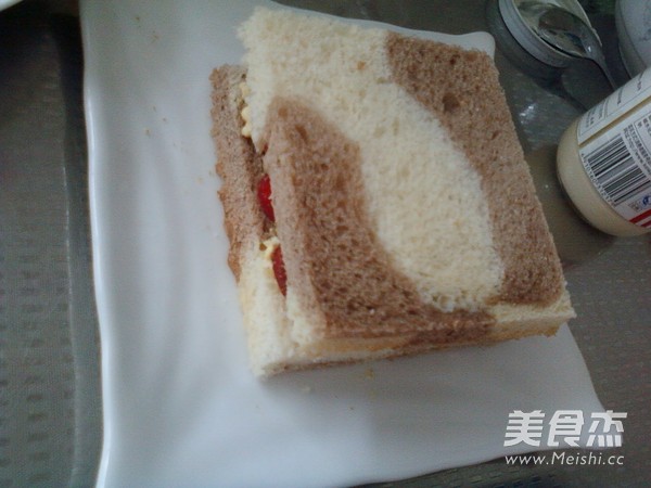 Strawberry Egg Sandwich recipe