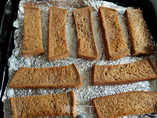 Roasted Whole Wheat Toast Sticks recipe