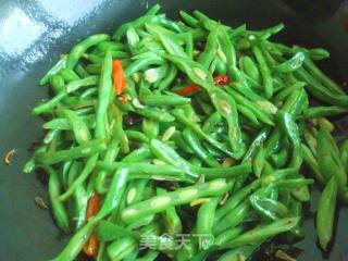 Stir-fried Pork with String Beans recipe