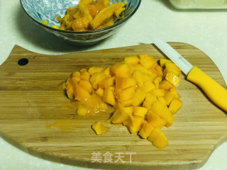 Durian and Mango Brushed Cheese Pie recipe