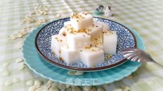 Osmanthus Almond Tofu recipe