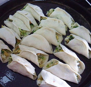 Mung Bean Sprouts Pot Stickers recipe