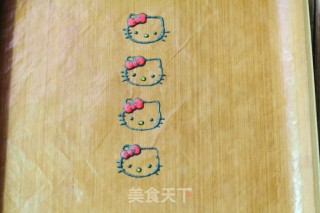 Hand Painted Cream Cake Roll recipe