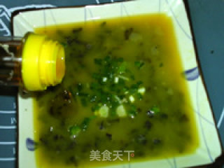 Steamed Custard with Black Fungus recipe