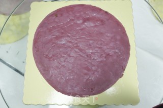 Taro Paste Gradient Melaleuca Cake recipe