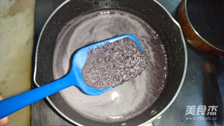 Purple Rice Black Sesame Porridge recipe