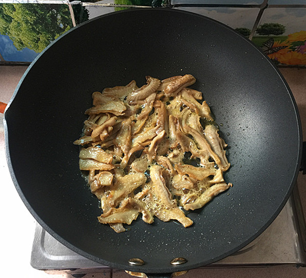 Fried Pork Belly with Kimchi recipe