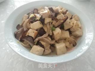 Stewed Tofu with Mushrooms recipe