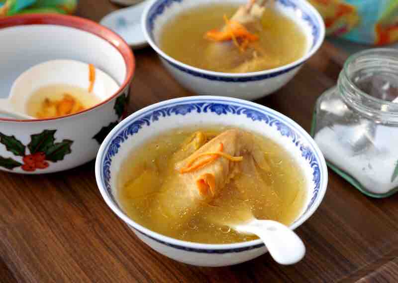 Cordyceps Mushroom Chicken Soup recipe