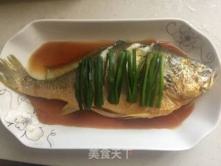 【jiangsu】steamed Yellow Croaker recipe