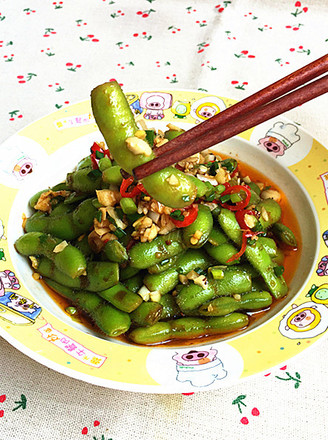 Spicy Cold Edamame recipe