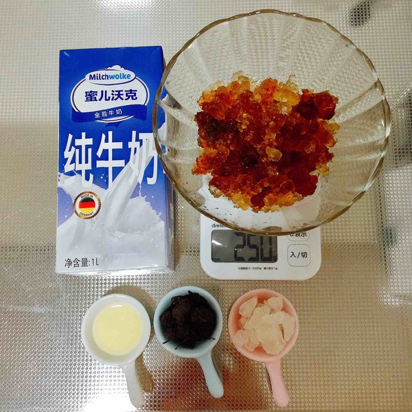 Peach Gum Milk Tea is Delicious, Not Fat, But Also Beautify recipe