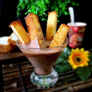 When Bread Meets Ice Cream-ice Cream Bread Sticks recipe