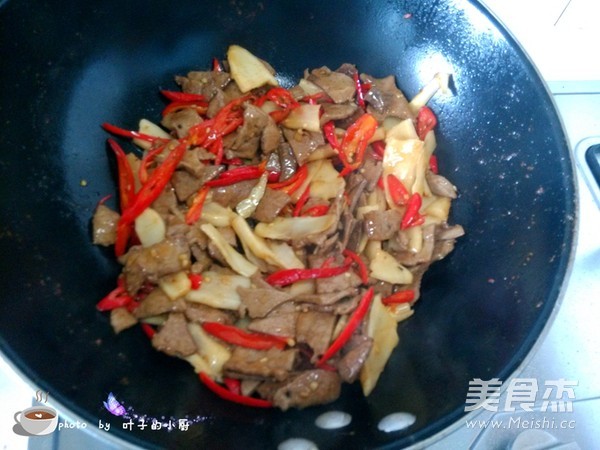 Stir-fried Pork Liver with Ginger recipe