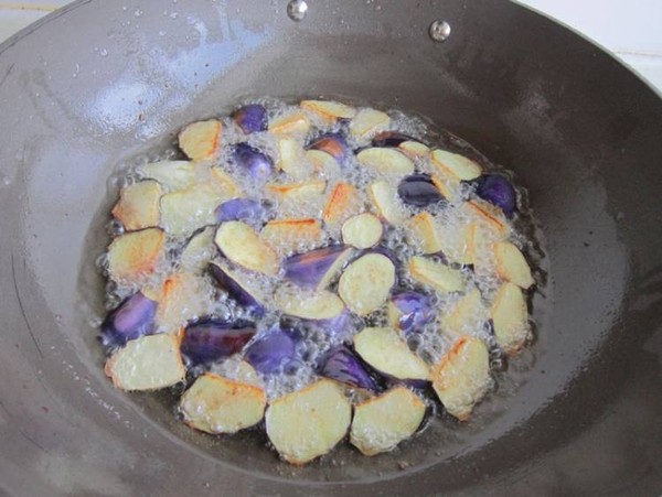 Fried Eggplant with Naan recipe