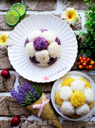 Colorful Football Rice Ball recipe