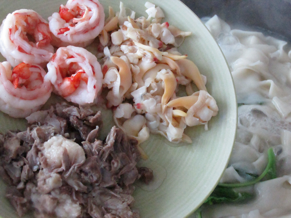 Seafood Lamb Noodles recipe