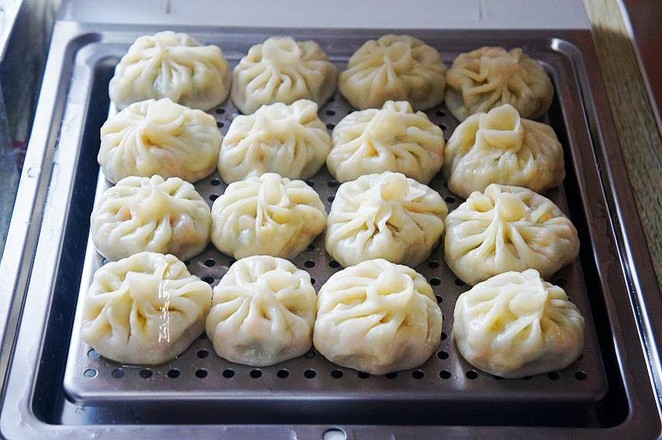 Horn Melon and Egg Stuffed Buns recipe