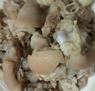 Braised Pork Knuckle Small White Version recipe