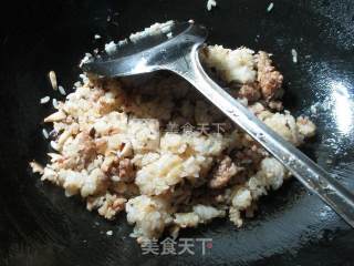 Shii Mai with Mushroom Minced Meat and Sticky Rice recipe