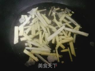 Double Bamboo Shoots in Oyster Sauce (how to Remove The Astringency of Fresh Bamboo Shoots) recipe