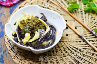 Eggplant with Basil Garlic recipe