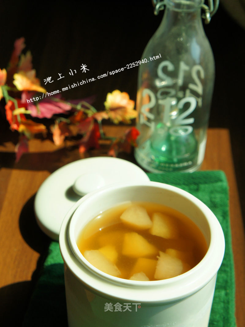 【stewed Pear with Chinese Herbal Medicine】 recipe