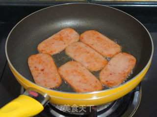 【fried Luncheon Meat】 recipe