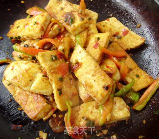 Twice-cooked Homemade Tofu recipe