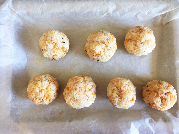 Pork Floss Germ Rice Rice Ball recipe