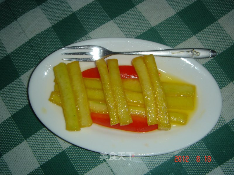 Fruit Preserved Melon Strips recipe