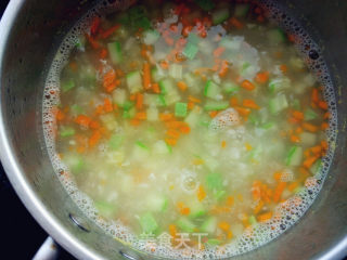 Zucchini and Egg Lump Soup recipe