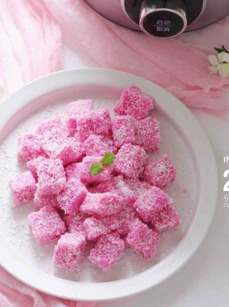 Pink Soy Milk Coconut Small Fang recipe