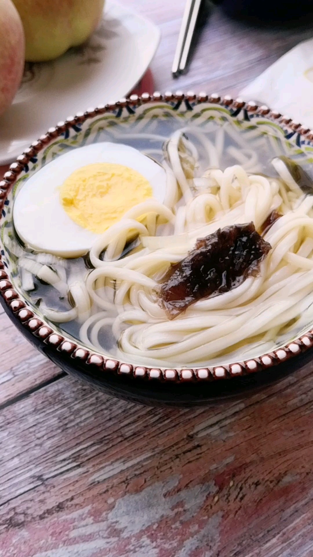 Seaweed and Egg Noodles