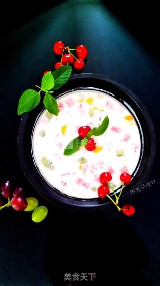 #aca烤明星大赛#fun Fruit Yogurt recipe