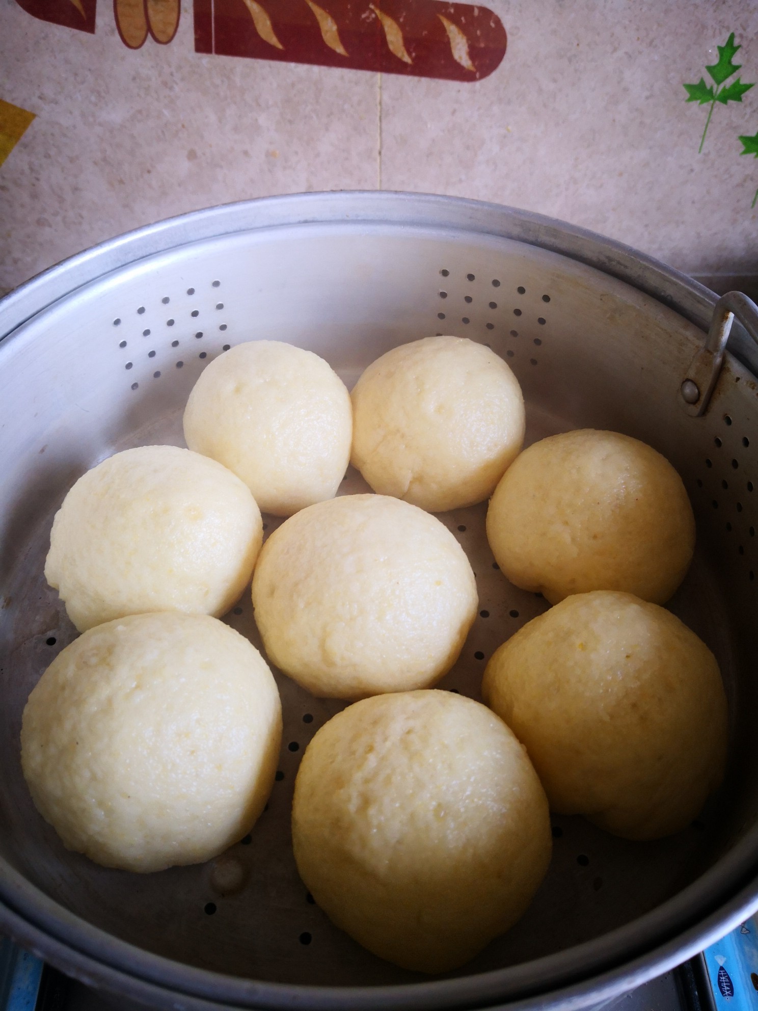 Coconut Mung Bean Paste Bun recipe