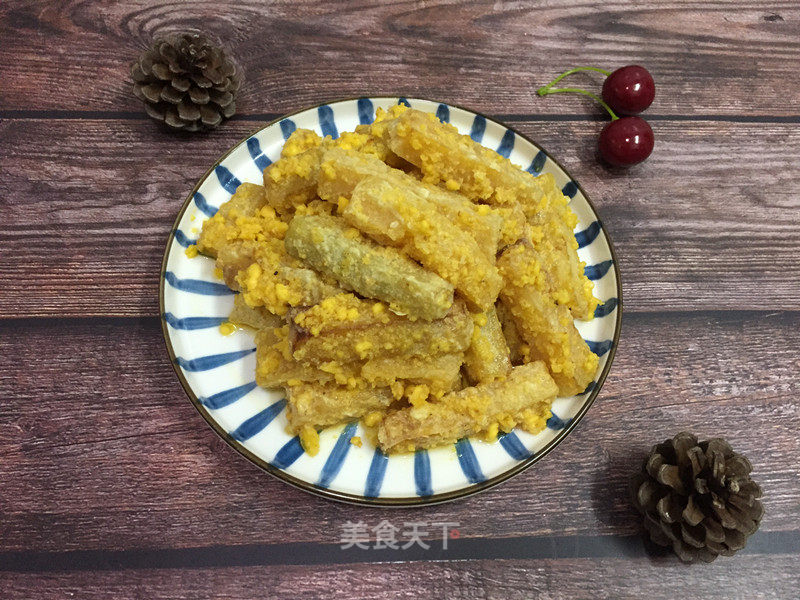 Salted Egg Baked Pumpkin recipe