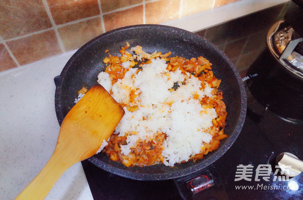 Tuna Spicy Cabbage Fried Rice recipe