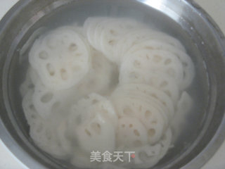 Cold Sweet and Sour Lotus Root Slices recipe