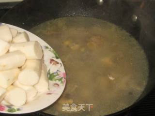 Yam Chicken Bone Soup recipe