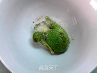 #蛋美食# Paper Cup Avocado Chiffon Cake recipe