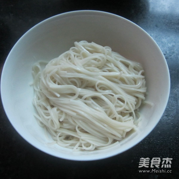 Fungus and Egg Noodles recipe